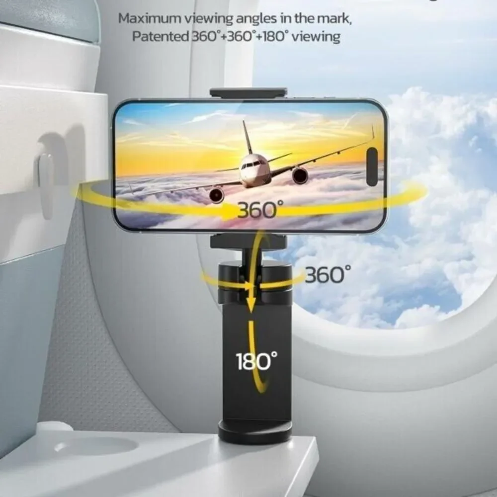 NEW Nulaxy DD16 Airpline Phone Stand Handsfree Desk Luggage Headrest Brand NEW